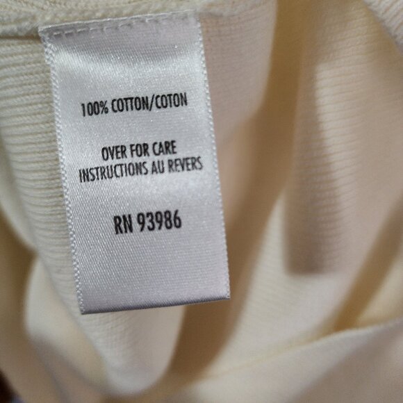 Casual Corner Womens 100% Cotton Mock Turtleneck Long Sleeve Top Size M - Picture 5 of 7